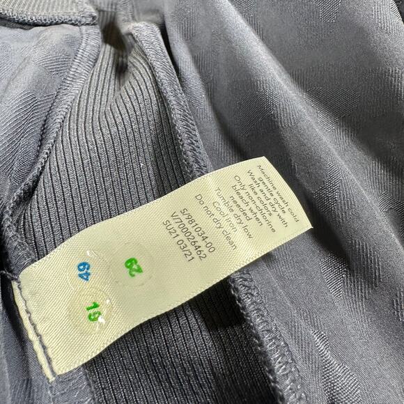 Athleta Brooklyn Textured Jumpsuit Medieval Violet Women's Size 26 New With Tags - Picture 10 of 13